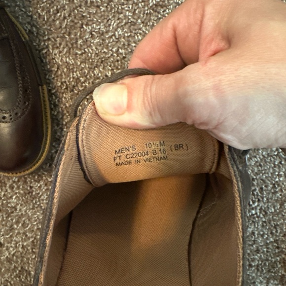Cole Haan Dark Brown Leather Oxfords main image 4